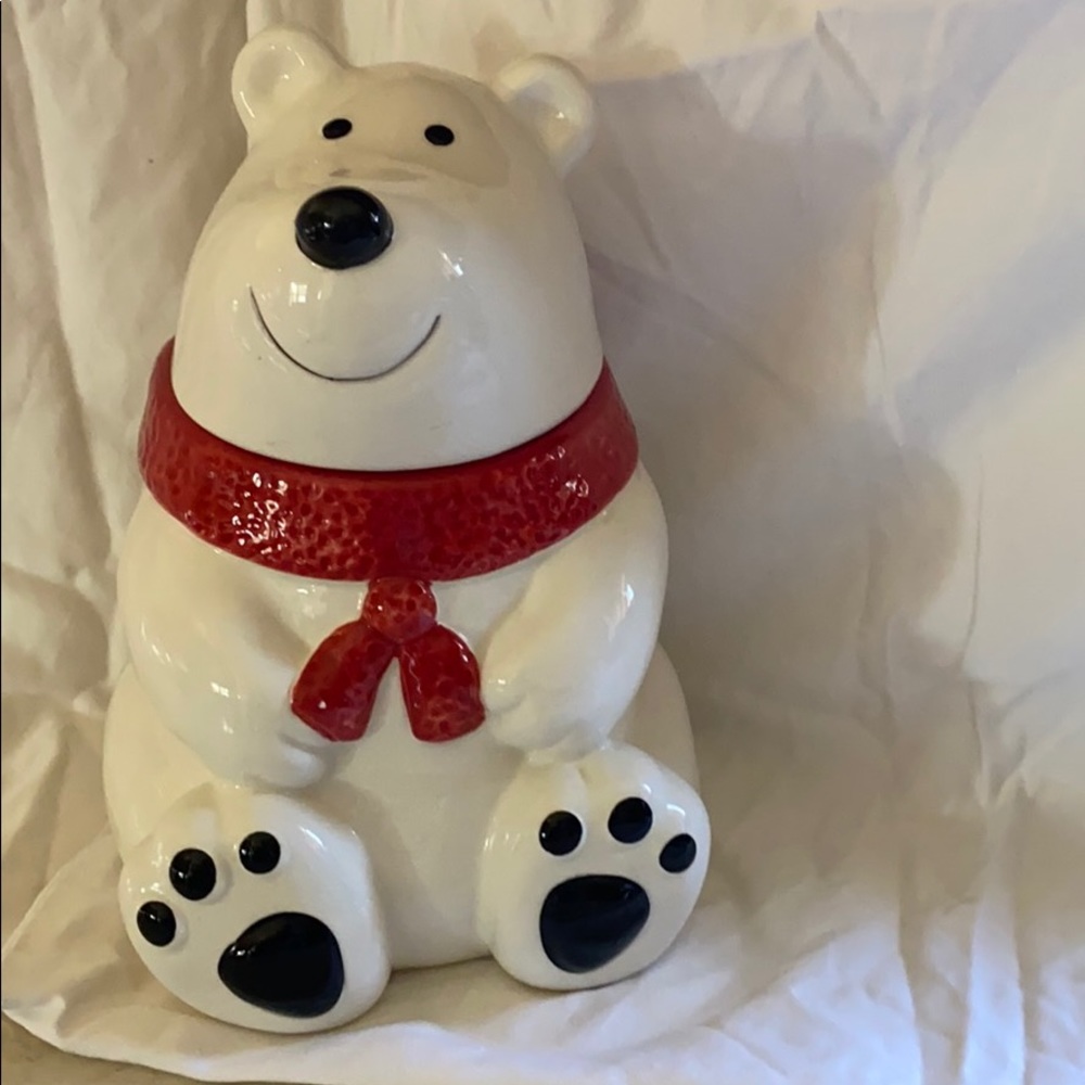 Polar bear cookie jar so cute